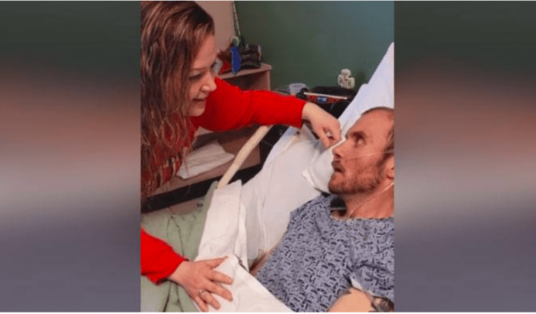Devoted Wife Sings ‘Amazing Grace’ To Dying Husband In Heartbreaking Video Devoted Wife Sings ‘Amazing Grace’ To Dying Husband In Heartbreaking Video
