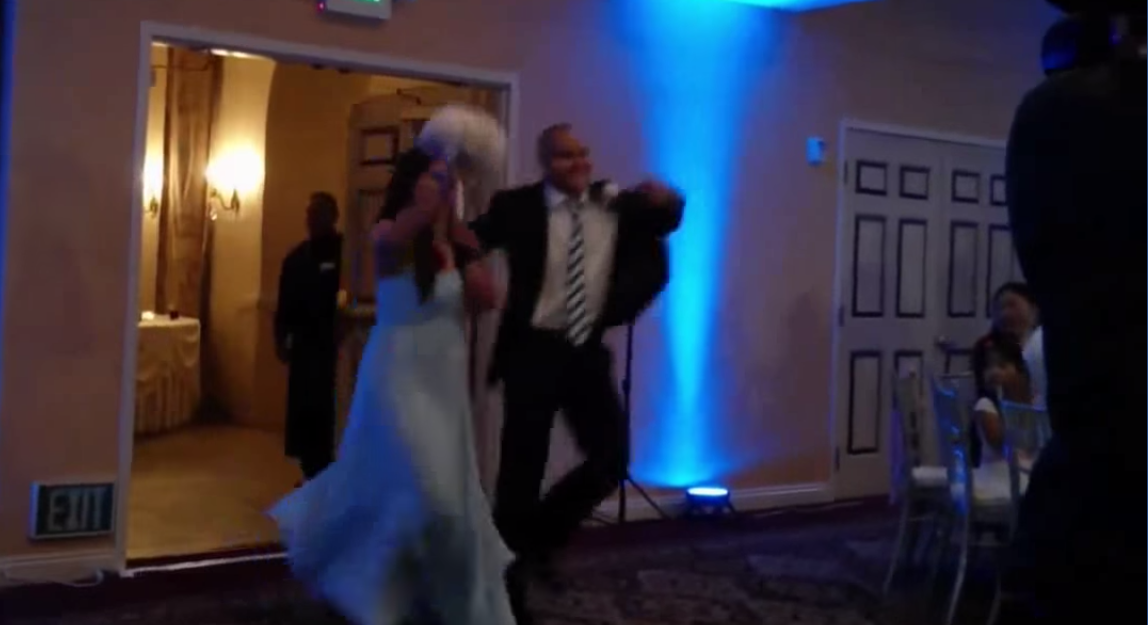 Bride And Groom Dance Into Wedding ReceptionThen Something Horrendous