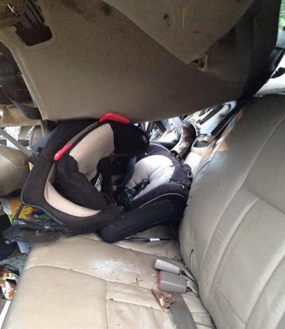 Mum Shares Importance Of Child S Car Seat After Accident