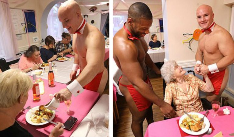 Buff Naked Butlers Entertain Residents At UK Care Facility Buff Naked Butlers Entertain Residents At UK Care Facility
