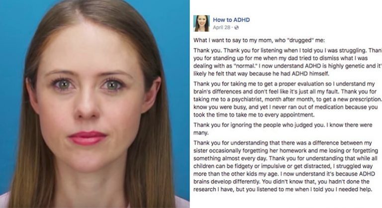 WOMAN WITH ADHD HAS POWERFUL MESSAGE FOR THE MOM WHO “DRUGGED” HER