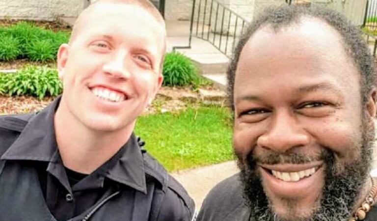 ‘We smiled and said, ‘I needed this today.’ White cop and black man, we were both hurting. We walked around for an hour, just listening to each other.’: Police officer urges ‘we must build change together’