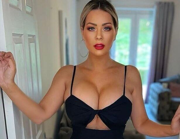 The gorgeous Nicola McLean of I’m a Celeb strips down to a small black bra jumpsuit in an eye-popping snap