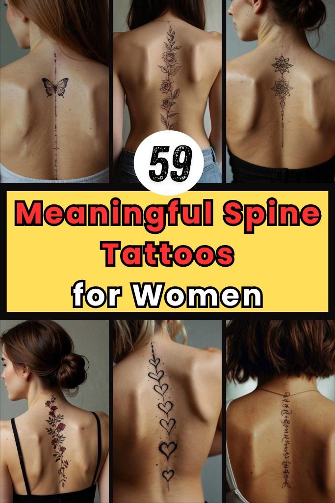 59 Meaningful Spine Tattoos for Women