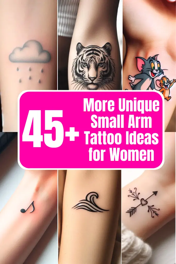 45+ More Unique Small Arm Tattoo Ideas for Women