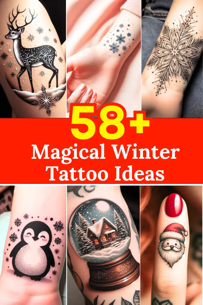 58+ Magical Winter Tattoo Ideas to Celebrate the Chilly Season