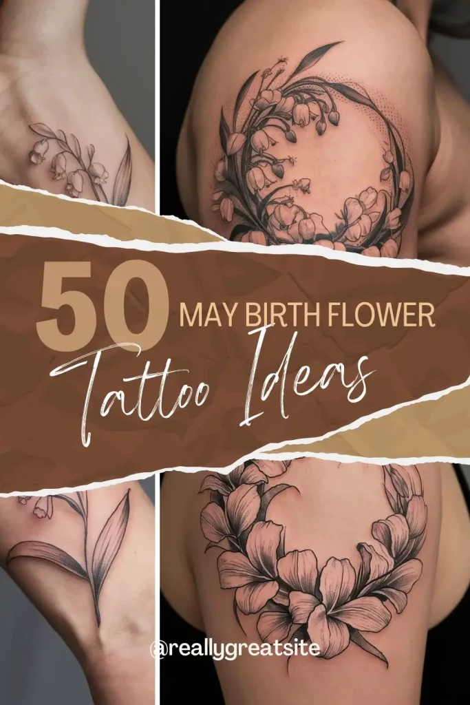 50 May Birth Flower Tattoo Ideas: Celebrate Your Special Month with Lily of the Valley