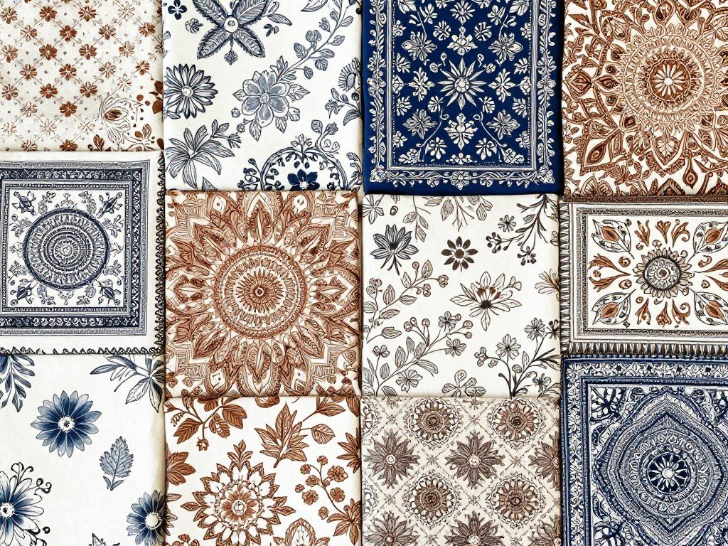 Boho print and pattern mixing examples Boho print and pattern mixing examples