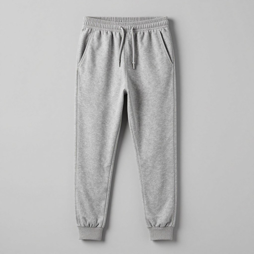 Gray jogger pants for plus size casual travel