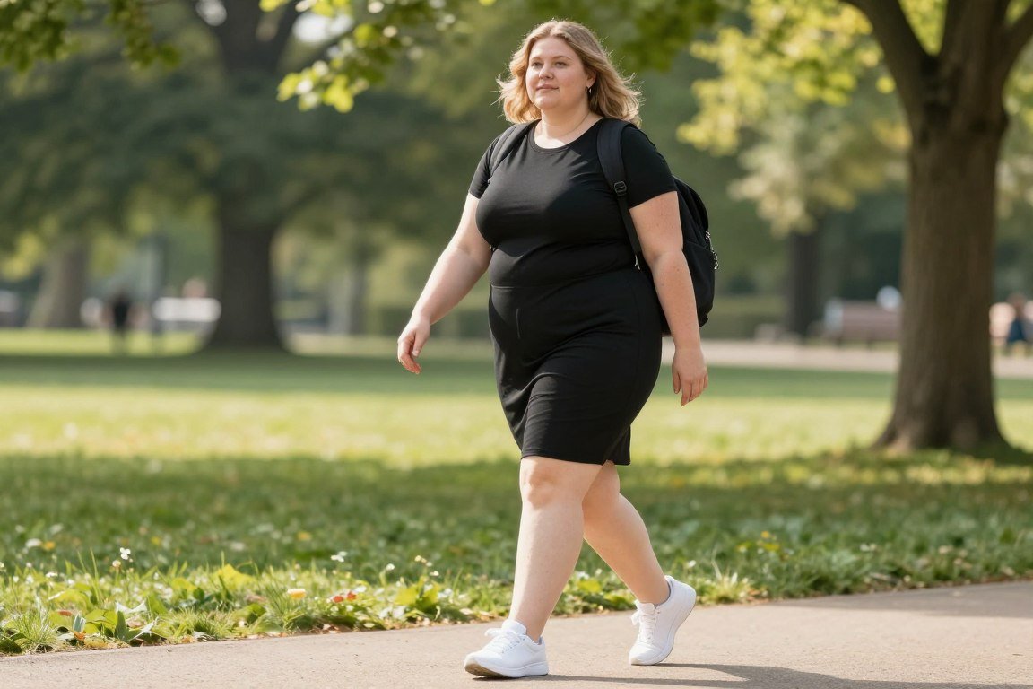 Plus size athleisure dress for comfortable travel