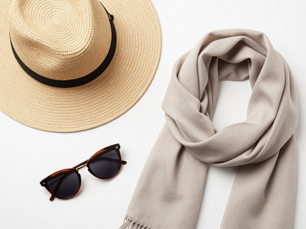 Plus size sun protection accessories for travel