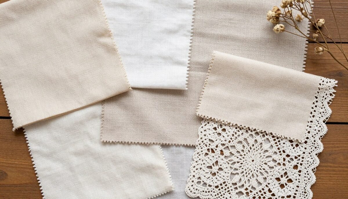 Various boho fabric swatches and textures Various boho fabric swatches and textures