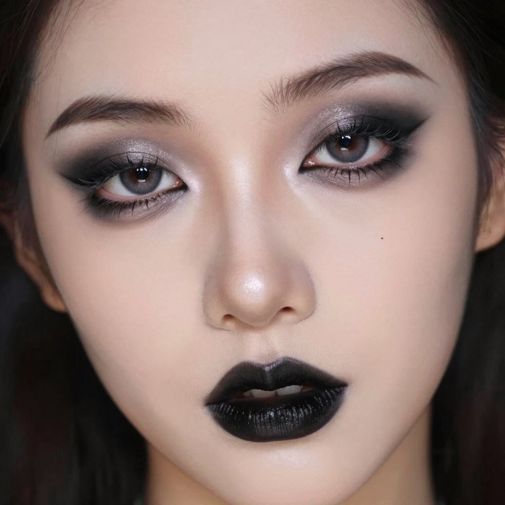 gothic makeup for plus size goth style