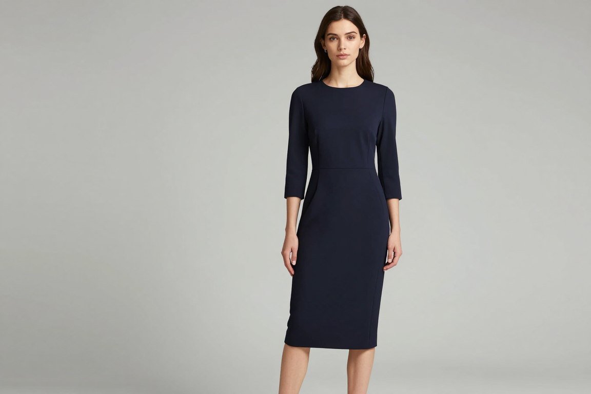 midi-length mother of the bride dress with modern versatile styling